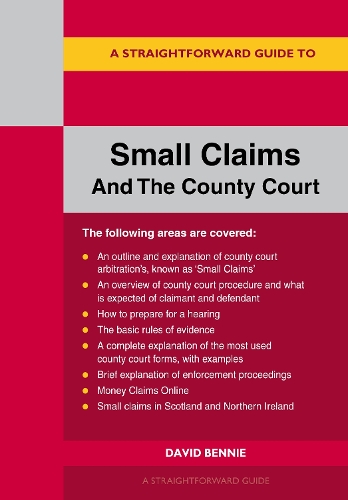 Бумажная книга «A Straightforward Guide to Small Claims and the County Court», автор Дэвид Бенни - фото №1