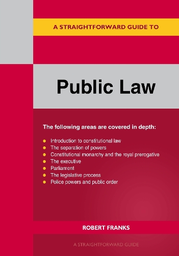 Паперова книга «A Straightforward Guide to Public Law», автор Роберт Франкс - фото №1