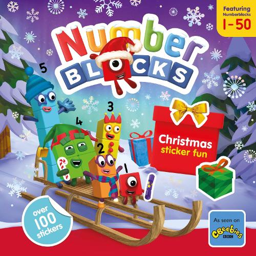 Бумажная книга «Numberblocks Christmas Sticker Fun», автор Numberblocks - фото №1
