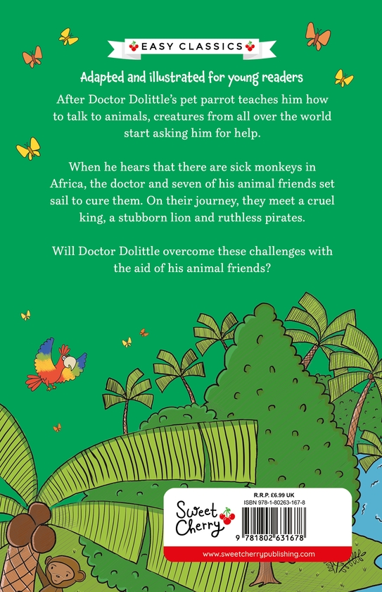 Бумажная книга «Children's Classics: The Story of Doctor Dolittle (Easy Classics)», автор Кэтрин Вейч - фото №1