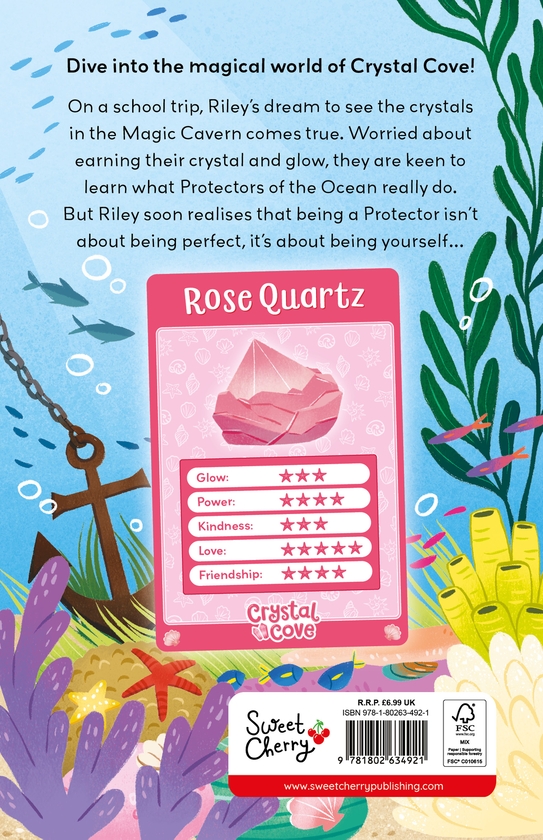 Бумажная книга «Riley and the Rose Quartz Quest (Crystal Cove)», автор Рэд - фото №1