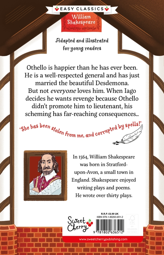 Паперова книга «Shakespeare: Othello (Easy Classics)», автор Джемма Бардер - фото №1