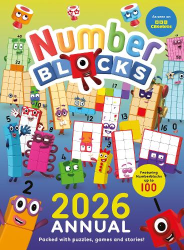 Бумажная книга «Numberblocks Annual 2026», автор Numberblocks - фото №1