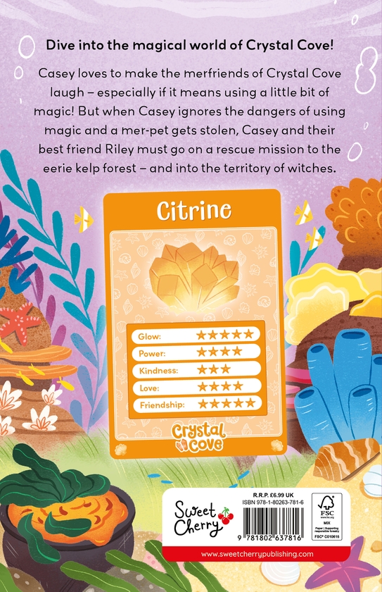 Paper book «Casey and the Citrine Spell (Crystal Cove)», author Red - фото №1