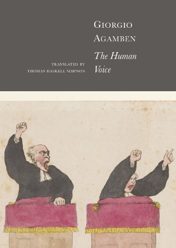 Паперова книга «The Human Voice», автор Джорджо Агамбен - фото №1