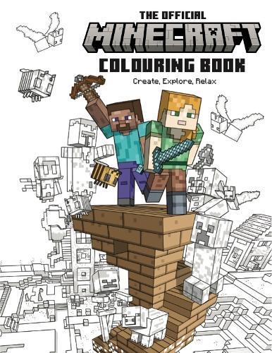Бумажная книга «The Official Minecraft Colouring Book», автор Titan Books - фото №1
