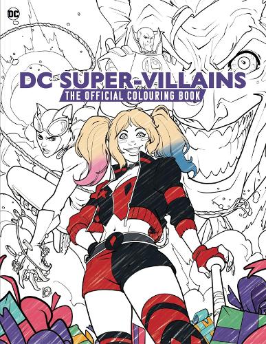 Паперова книга «DC: Super-Villains: The Official Colouring Book», автор Titan Books - фото №1