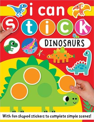 Паперова книга «I Can Stick Dinosaurs», автор Make Believe Ideas - фото №1