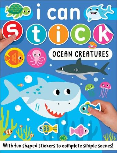 Бумажная книга «I Can Stick Ocean Creatures», автор Make Believe Ideas - фото №1