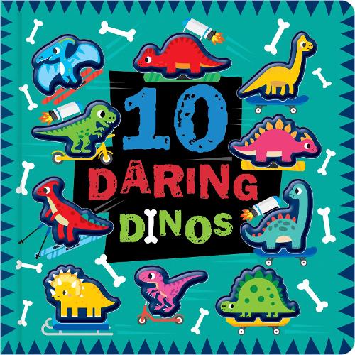 Паперова книга «10 Daring Dinos», автор Кара Дженкінс - фото №1