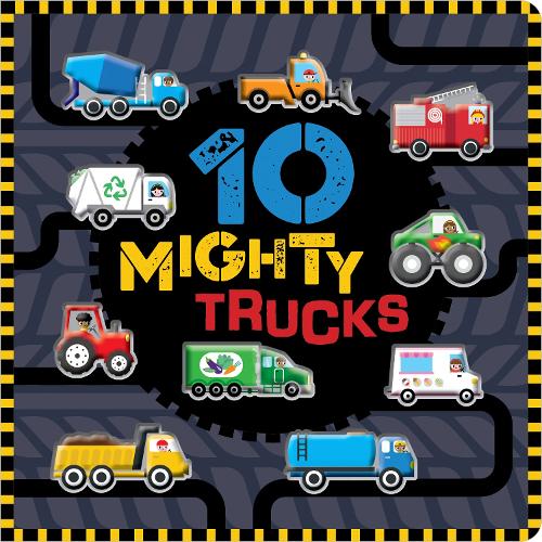 Бумажная книга «10 Mighty Trucks», автор Рози Грининг - фото №1