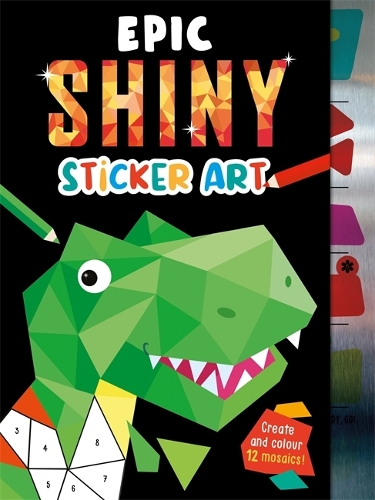 Бумажная книга «Epic Shiny Sticker Art», автор Igloo Books - фото №1