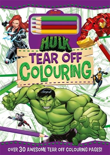 Паперова книга «Marvel Avengers Hulk: Tear Off Colouring», автор Marvel Entertainment International Ltd - фото №1