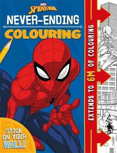 Паперова книга «Marvel Spider-Man: Never-Ending Colouring», автор Marvel Entertainment International Ltd - фото №1