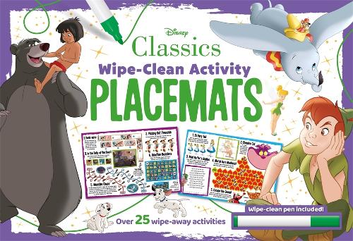 [object Object] «Disney Classics: Wipe-Clean Activity Placemats», автор Уолт Дисней - фото №1