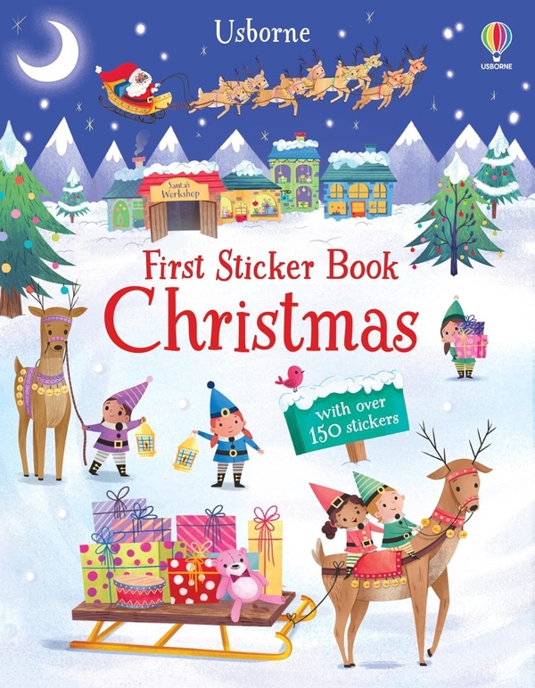Бумажная книга «First Sticker Book. Christmas», автор Элис Бичем - фото №1