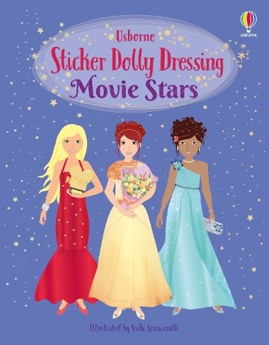 Бумажная книга «Sticker Dolly Dressing Movie Stars», автор Фиона Уотт - фото №1