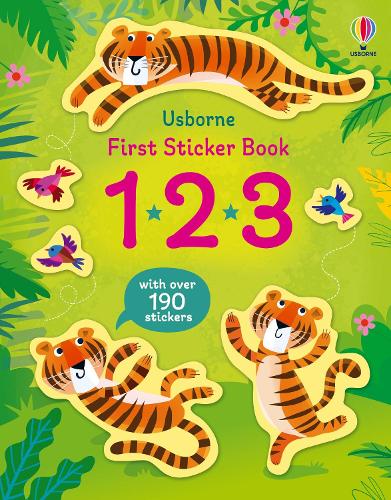 Бумажная книга «First Sticker Book 123», автор Алиса Бичем - фото №1