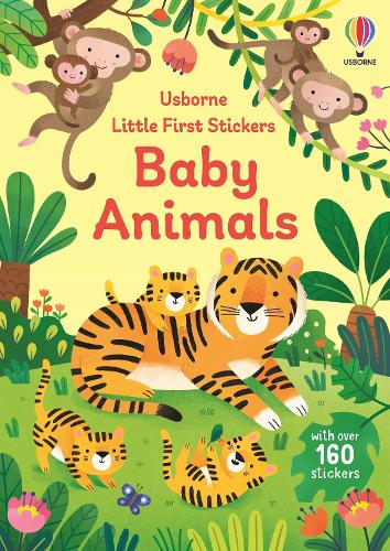 Паперова книга «Little First Stickers Baby Animals» - фото №1