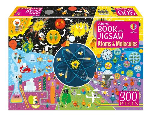 [object Object] «Usborne Book and Jigsaw Atoms and Molecules», автор Рози Диккинс - фото №1