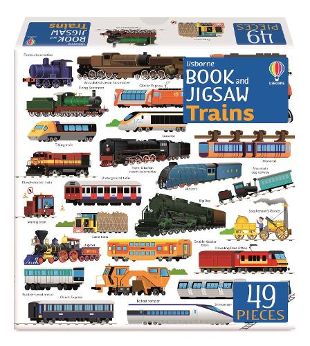 [object Object] «Usborne Book and Jigsaw Trains», автор Сэм Смит - фото №1
