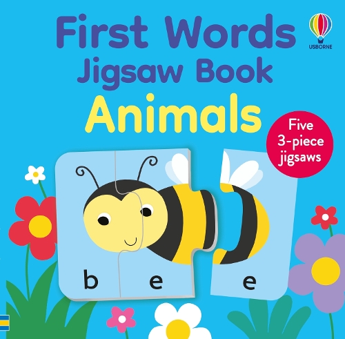 Паперова книга «First Words Jigsaw Book: Animals», автор Кейт Нолан - фото №1