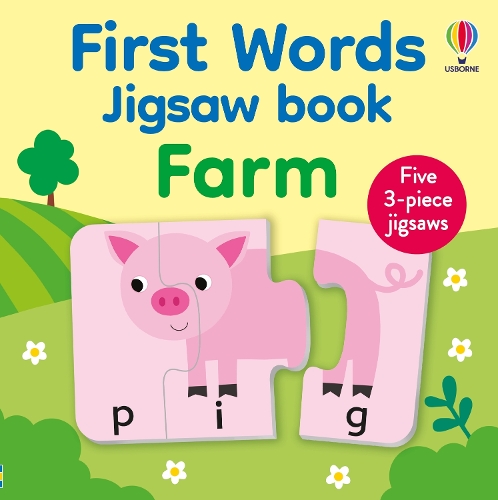 Бумажная книга «First Words Jigsaw Book: Farm», автор Кейт Нолан - фото №1