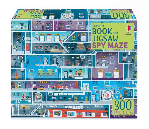 [object Object] «Usborne Book and Jigsaw Spy Maze», авторов Кейт Нолан, Сэм Смит - фото №1