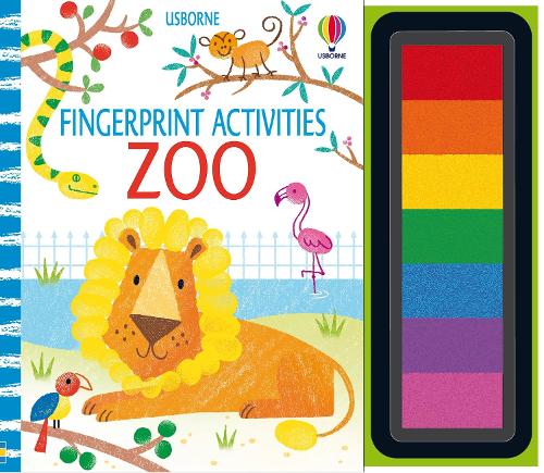 Паперова книга «Fingerprint Activities Zoo», автор Фіона Вотт - фото №1