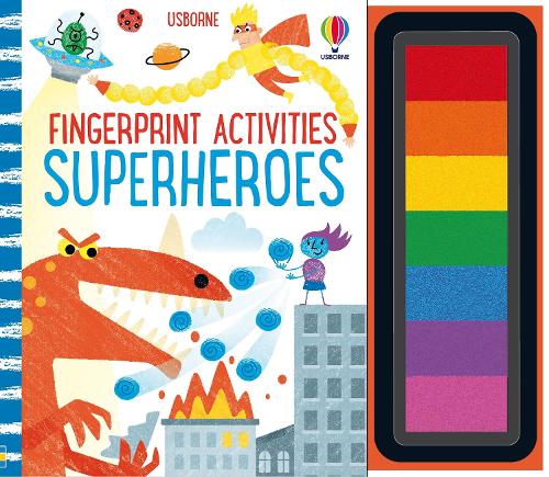 Паперова книга «Fingerprint Activities Superheroes», автор Фіона Вотт - фото №1