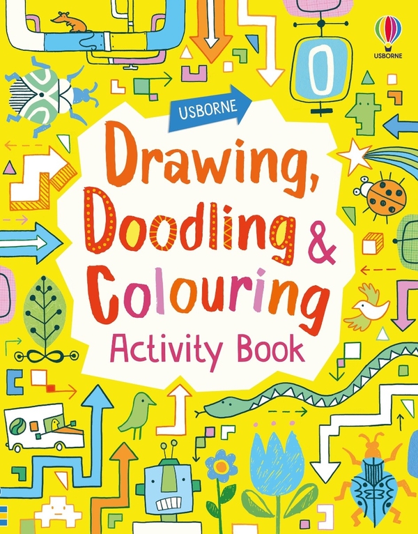 Паперова книга «Drawing, Doodling and Colouring. Activity Book», авторів Фіона Вотт, Джеймс Маклейн - фото №1