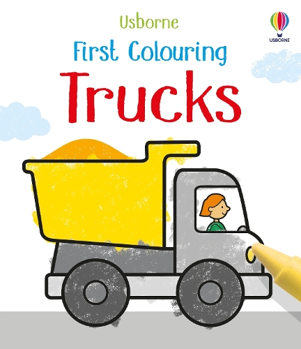 Паперова книга «First Colouring Trucks», автор Кейт Нолан - фото №1