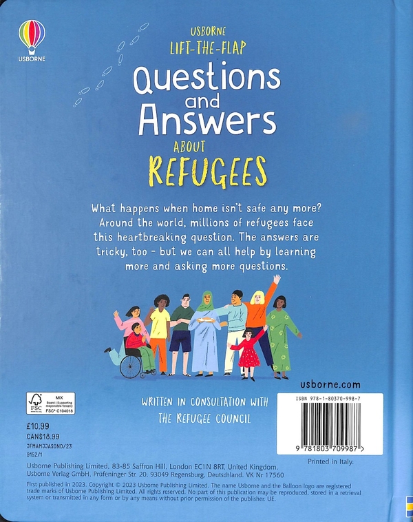 [object Object] «Lift-the-flap Questions and Answers about Refugees», авторов Кэйти Дэйнс, Аше де Соуза - фото №2 - миниатюра