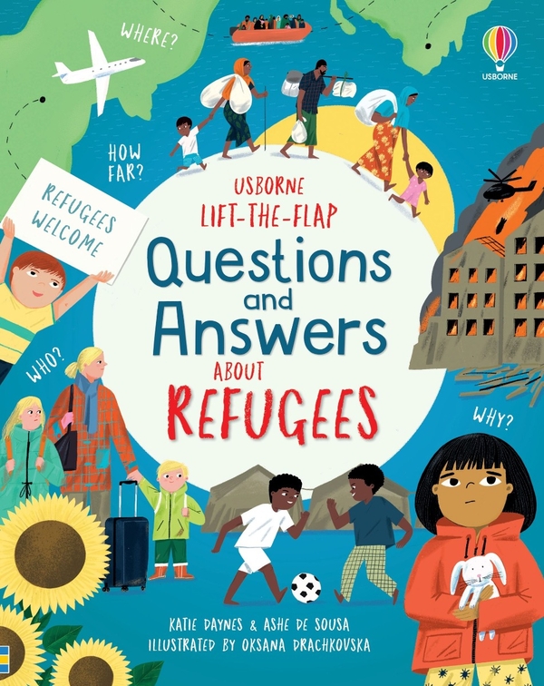 [object Object] «Lift-the-flap Questions and Answers about Refugees», авторов Кэйти Дэйнс, Аше де Соуза - фото №1