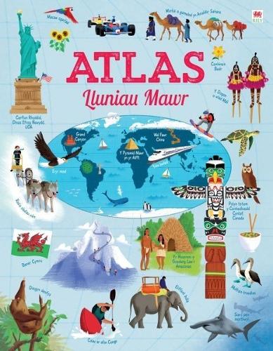 Бумажная книга «Atlas Lluniau Mawr», автор Эмили Боун - фото №1