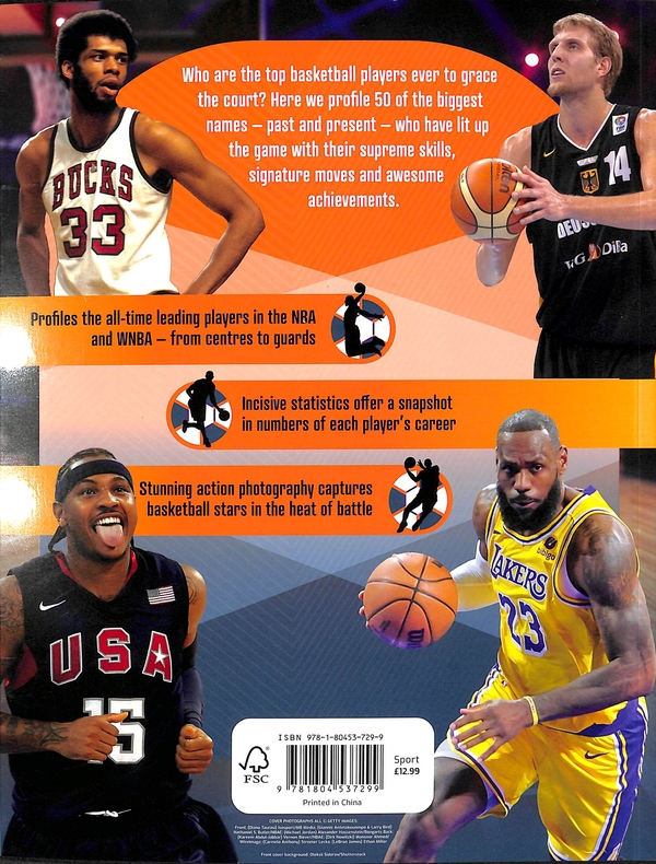 Бумажная книга «Basketball All-Stars», автор Дэвид Клейтон - фото №1