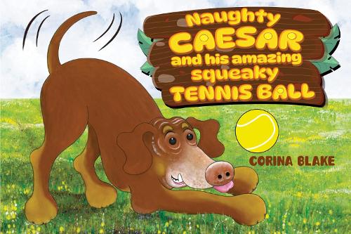 Бумажная книга «Naughty Caesar and his amazing squeaky tennis ball», автор Корина Блейк - фото №1