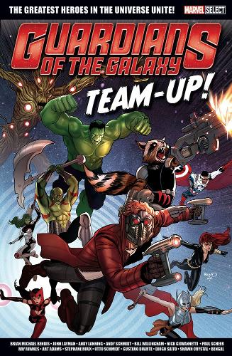 Паперова книга «Marvel Select Guardians Of The Galaxy Team-up!», авторів Енді Леннінґ, Брайан Майкл Бендіс, Джон Лейман - фото №1
