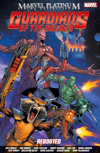 Паперова книга «Marvel Platinum: The Definitive Guardians Of The Galaxy Reboot», авторів Брайан Майкл Бендіс, Стен Лі - фото №1