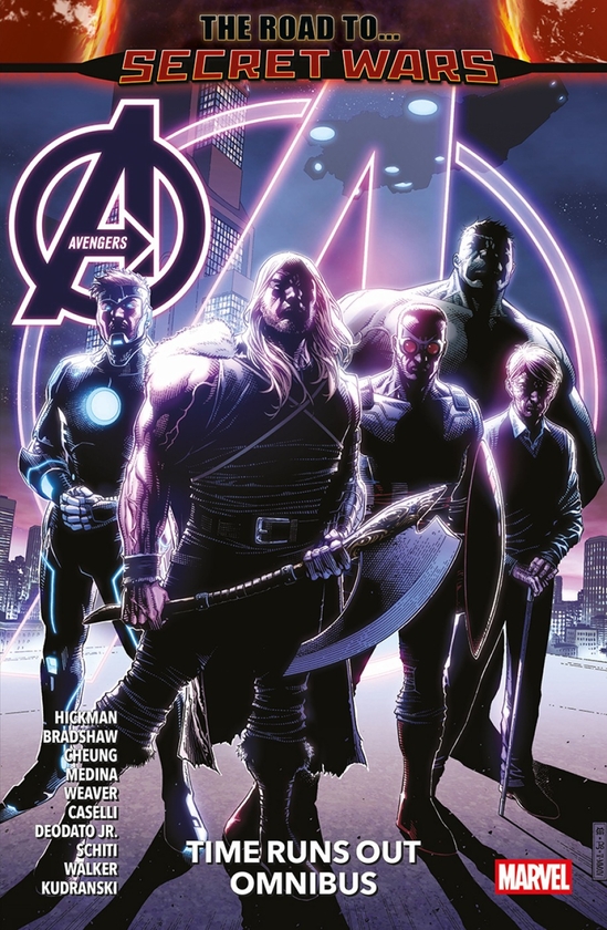 Паперова книга «Avengers: Time Runs Out Omnibus Vol. 1», автор Джонатан Хикман - фото №1