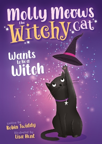Бумажная книга «Molly Meows The Witchy Cat Wants to be a Witch», автор Робин Твидди - фото №1