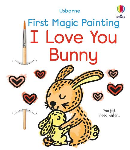 Бумажная книга «First Magic Painting I Love You Bunny», автор Эбигейл Уитли - фото №1