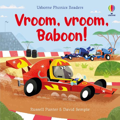 Паперова книга «Vroom, vroom, Baboon!», автор Рассел Пантер - фото №1