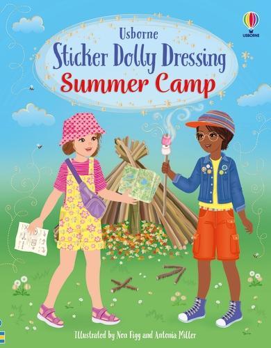Бумажная книга «Sticker Dolly Dressing Summer Camp», автор Фиона Уотт - фото №1