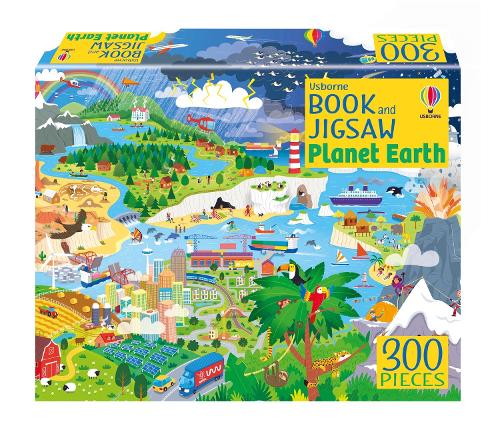 [object Object] «Usborne Book and Jigsaw Planet Earth», автор Сэм Смит - фото №1