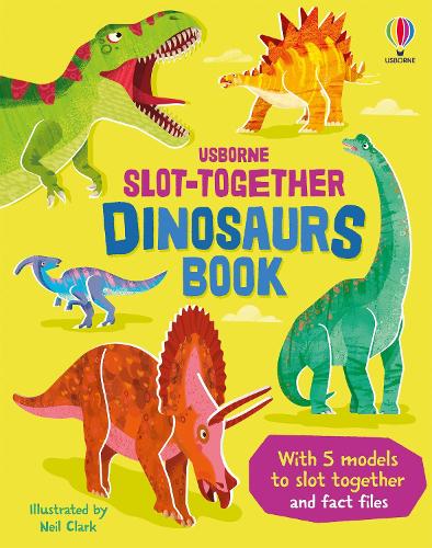 Бумажная книга «Slot-together Dinosaurs Book», автор Эбигейл Уитли - фото №1