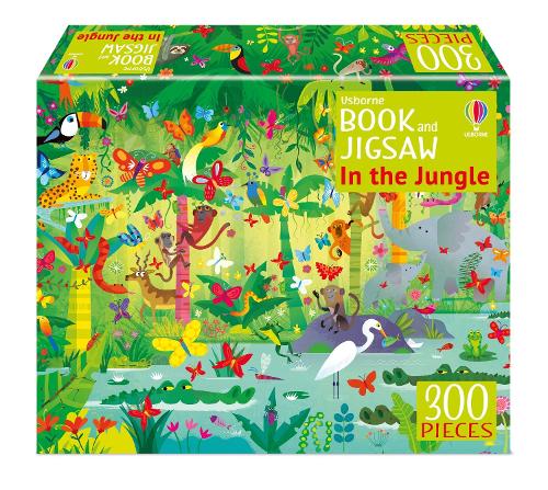 [object Object] «Usborne Book and Jigsaw In the Jungle», автор Кирстин Робсон - фото №1