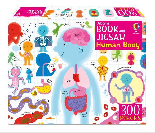 Бумажная книга «Usborne Book and Jigsaw Human Body», автор Сэм Смит - фото №1