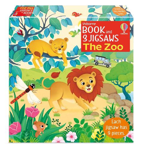 [object Object] «Usborne Book and 3 Jigsaws: The Zoo», автор Сэм Тэплин - фото №1