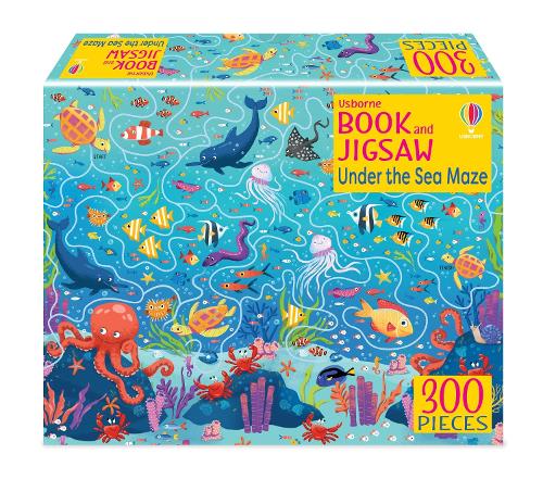 Бумажная книга «Usborne Book and Jigsaw Under the Sea Maze», автор Сэм Смит - фото №1